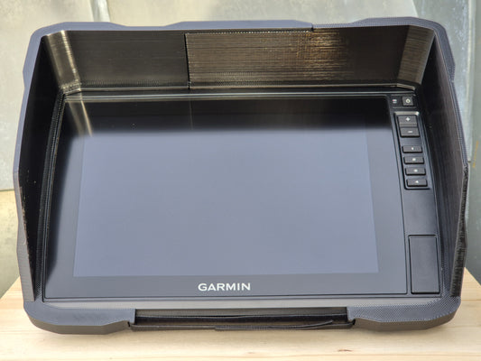 Sun Visor Garmin Echomap Ultra 2 102sv frontal schwarz