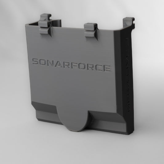 SonarForce flexible Geberschutzhülle für Humminbird MEGA Live 2, Schutzhülle grau