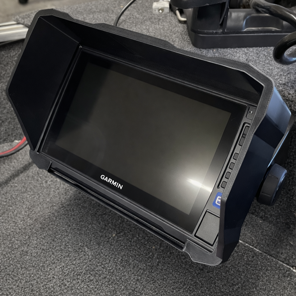 Sun Visor for Garmin Echomap UHD, schwarz, Seitenansicht rechts