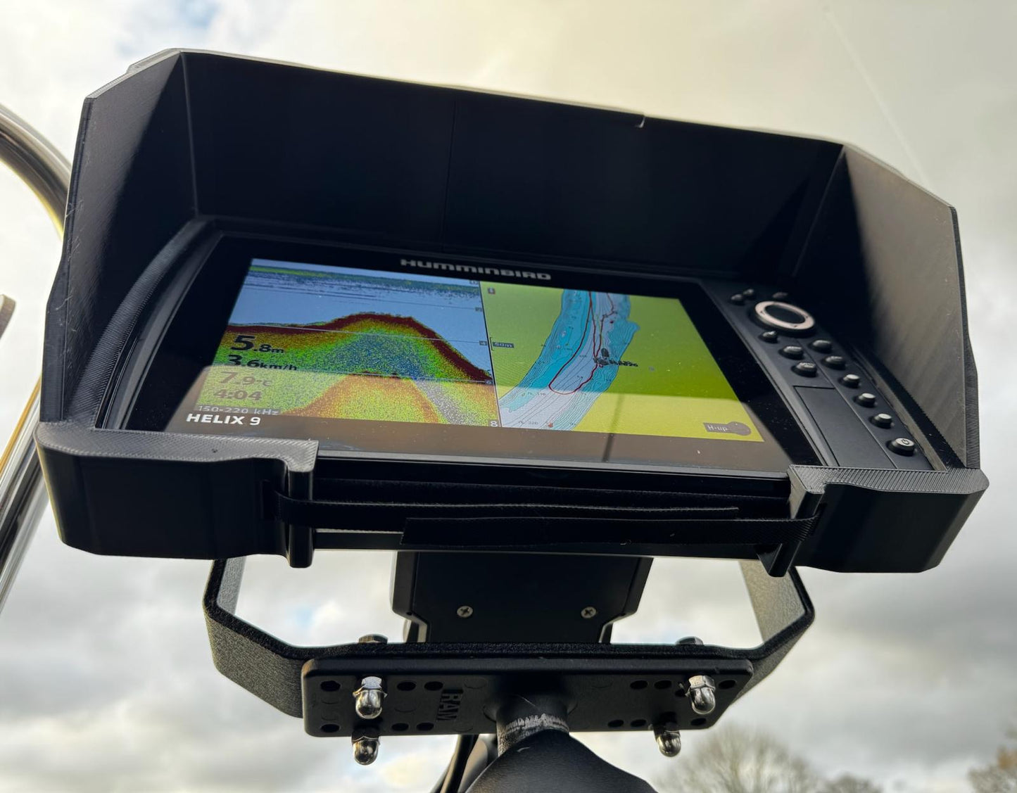 Sun Visor / Sonnenschutzblende für Humminbird Helix