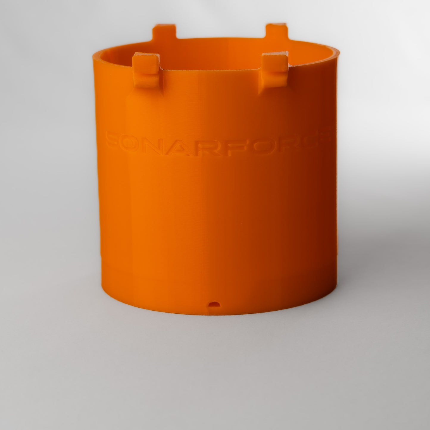 SonarForce flexibler Geberschutz für Humminbird MEGA360 Imaging-Geber, Schutzhülle orange