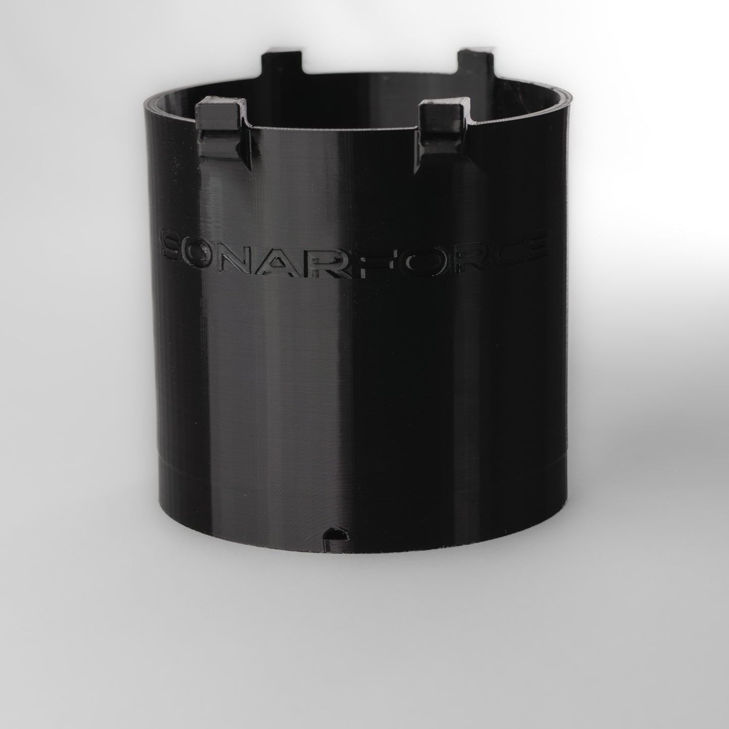 SonarForce flexibler Geberschutz für Humminbird MEGA360 Imaging-Geber, Schutzhülle schwarz