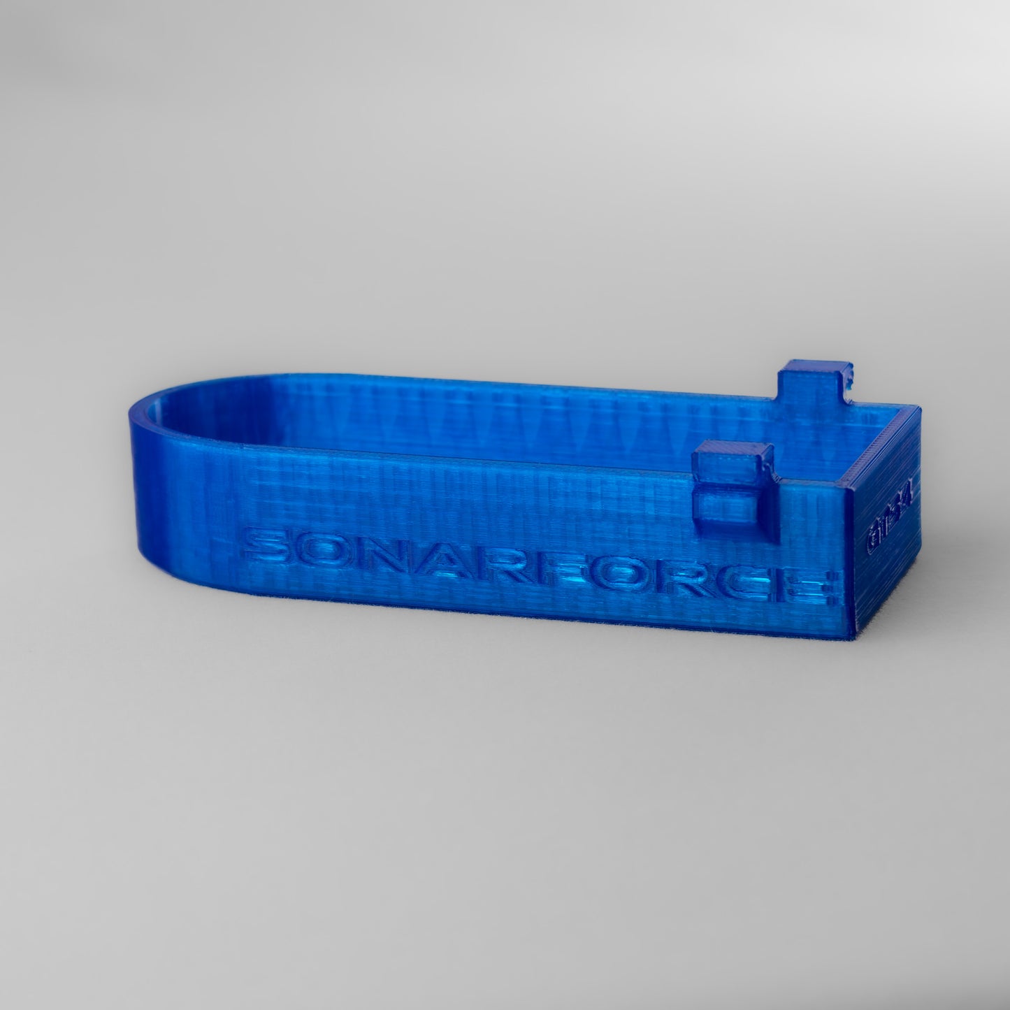 Sonarforce flexible Geberschutzhülle für Garmin GT54 UHD-Geber, blau-transparent