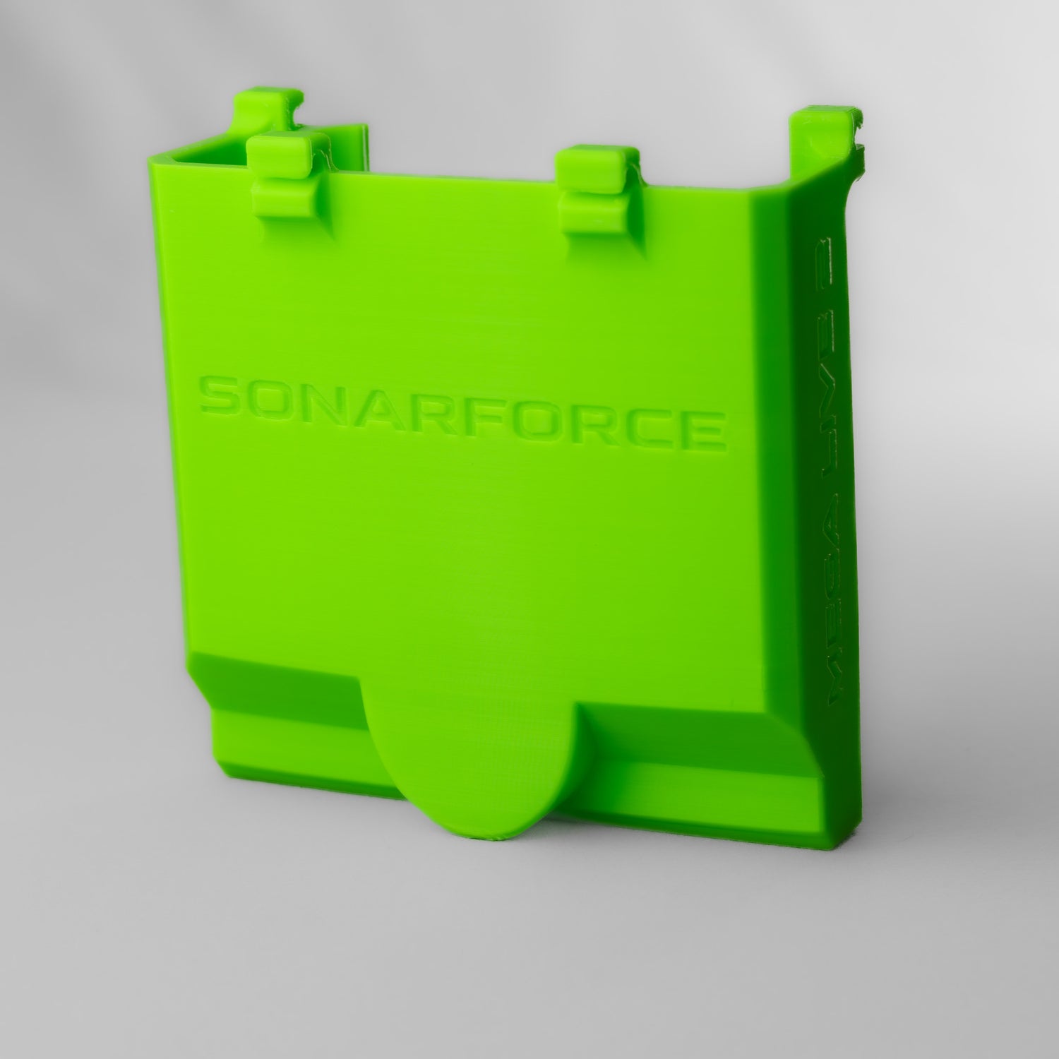 SonarForce flexible Geberschutzhülle für Humminbird MEGA Live 2 neongrün