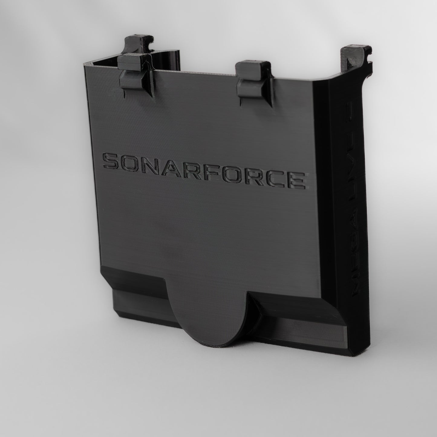 SonarForce flexible Geberschutzhülle für Humminbird MEGA Live 2 schwarz