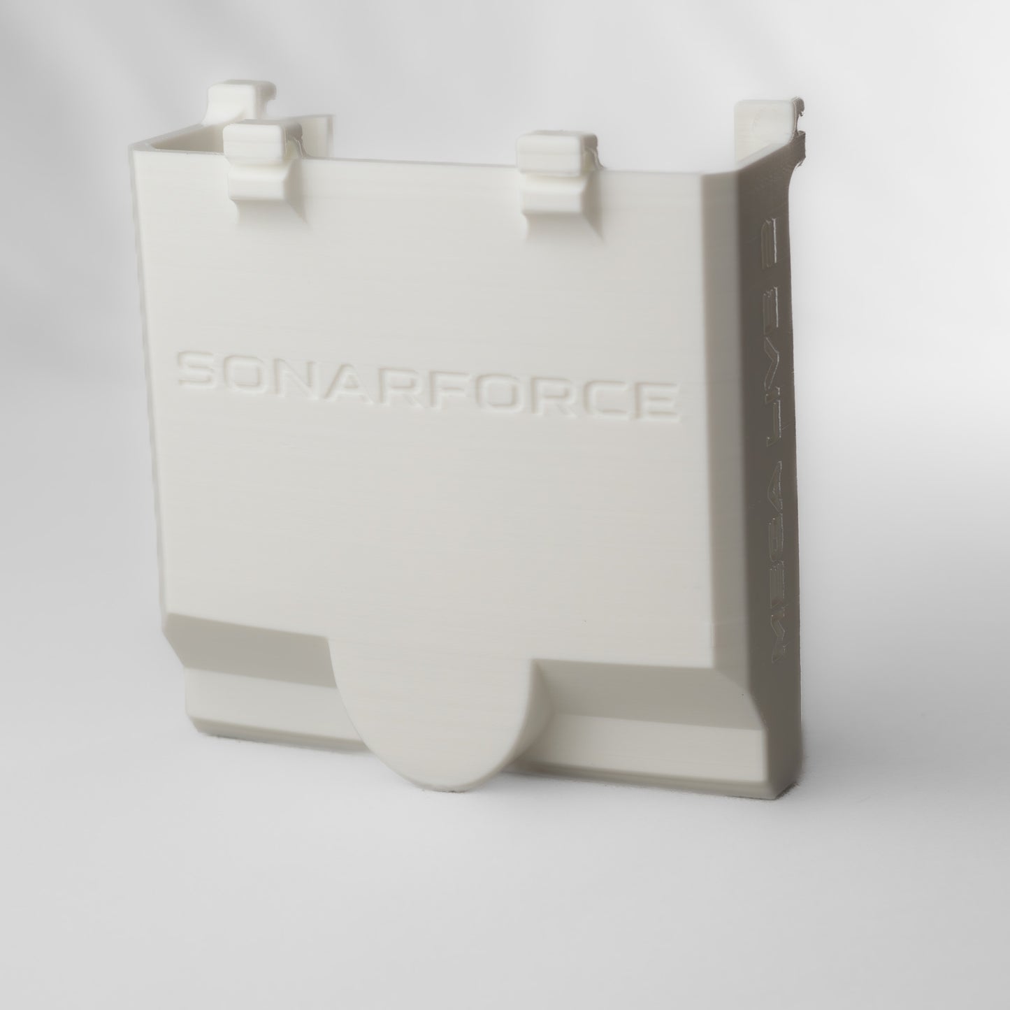 SonarForce flexible Geberschutzhülle für Humminbird MEGA Live 2 weiß