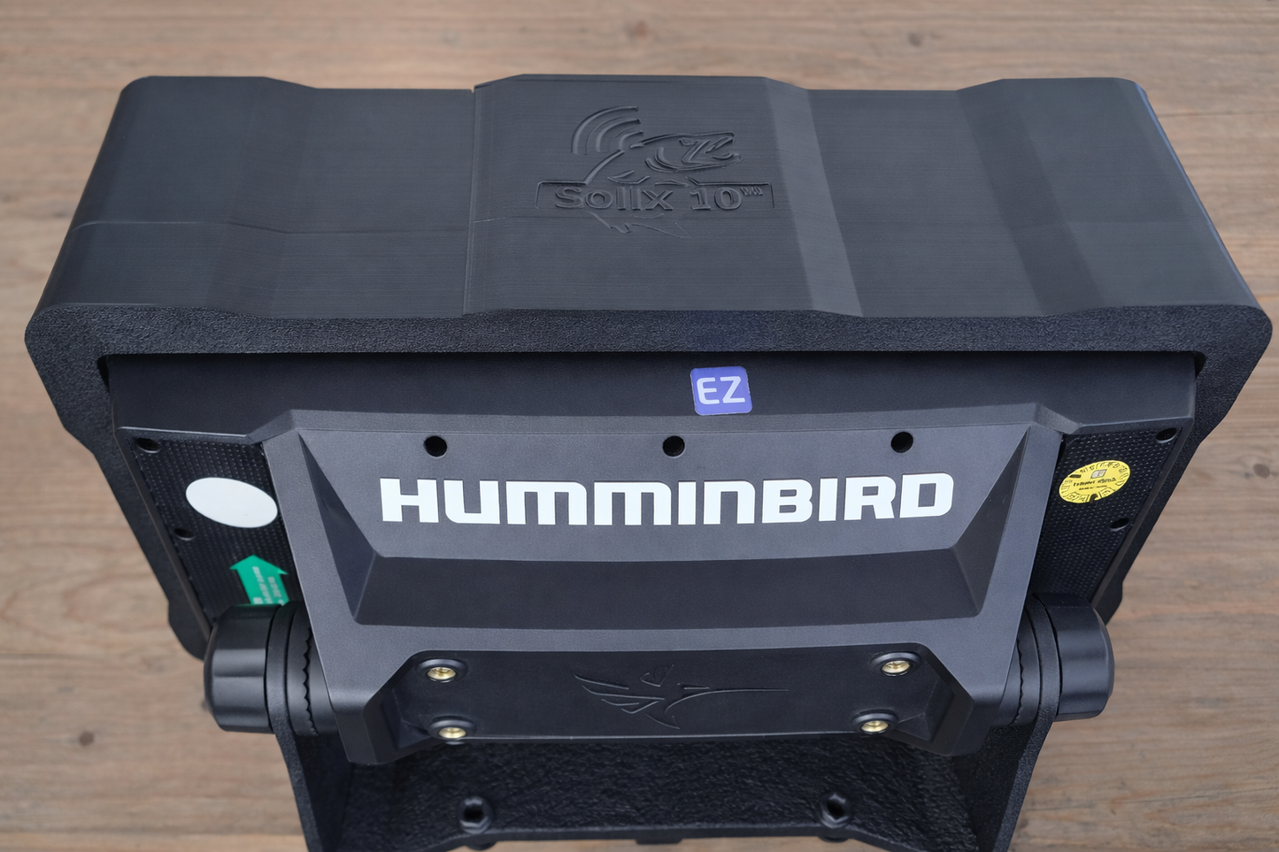 Sun Visor, Sonneblende Humminbird Solix, Back, schwarz