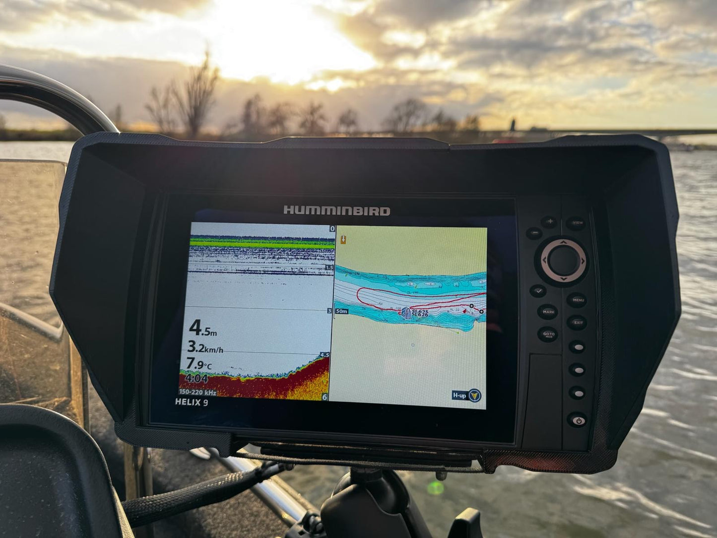 Sun Visor / Sonnenschutzblende für Humminbird Helix